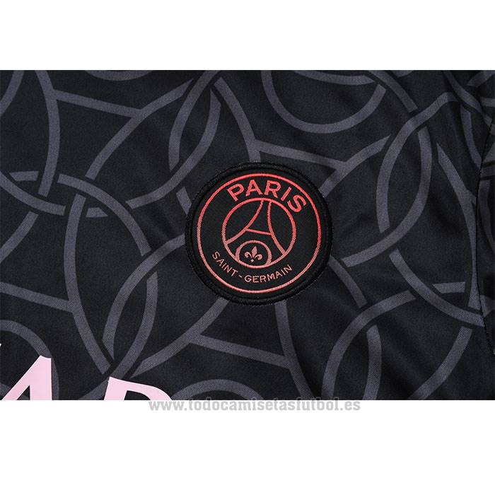 Chandal del Paris Saint-Germain Jordan Manga Corta 2024-2025 Negro - Pantalon Corto